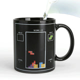Tetris Discoloration Water Cup Game Temperature Milk Cup Taste Cartoon Charge Colour Coffe Tea Ceramic Mug