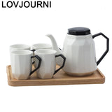 De Cafe Criativa Cute Xicara Tea Drinkware Coffe Porcelain Creative Vajilla Coffee Novelty Caneca Travel Ceramic Cup And Mug