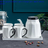 De Cafe Criativa Cute Xicara Tea Drinkware Coffe Porcelain Creative Vajilla Coffee Novelty Caneca Travel Ceramic Cup And Mug